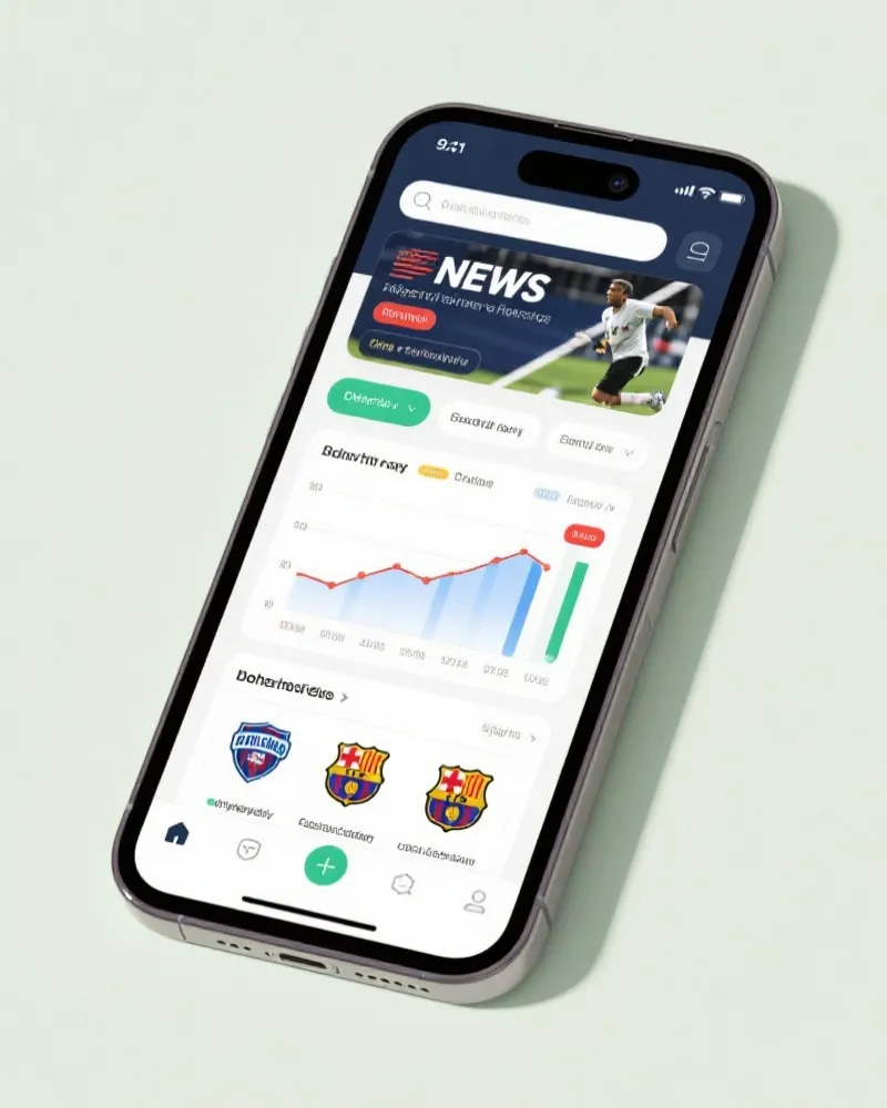 奇异果体育APP界面展示